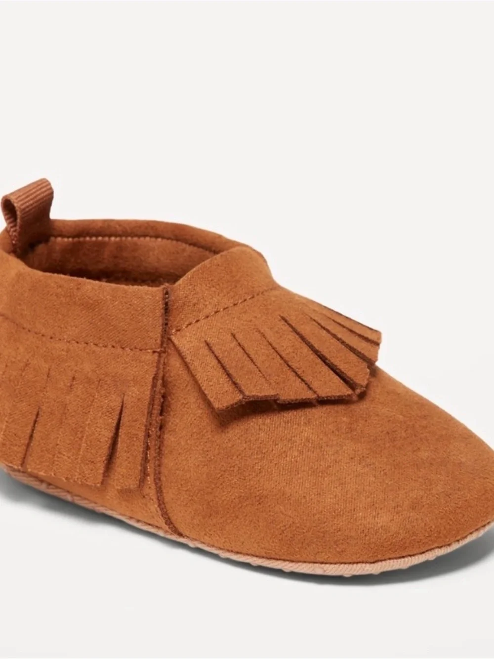 Old Navy Unisex Faux-Suede Moccasins for baby